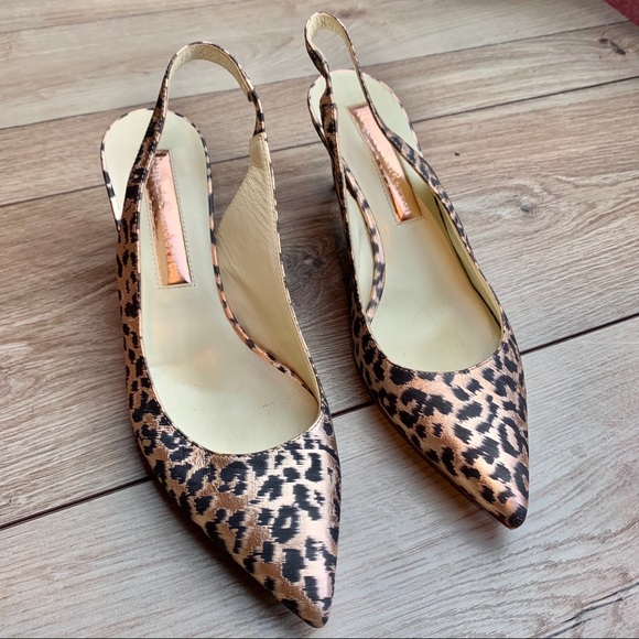 Rupert Sanderson Shoes - Rupert Sanderson | Pink Leopard Heels | 36.5